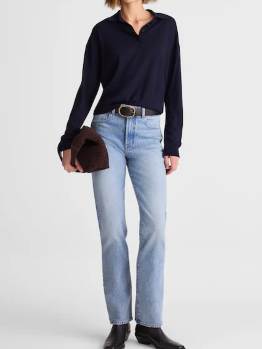 MADEWELL Light Wash Straight-Leg Women’s Jeans - Light Blue! 26